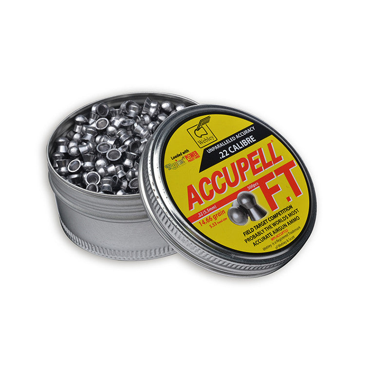 Webley AccuPell FT plombs 4,5 mm boîte 500 match