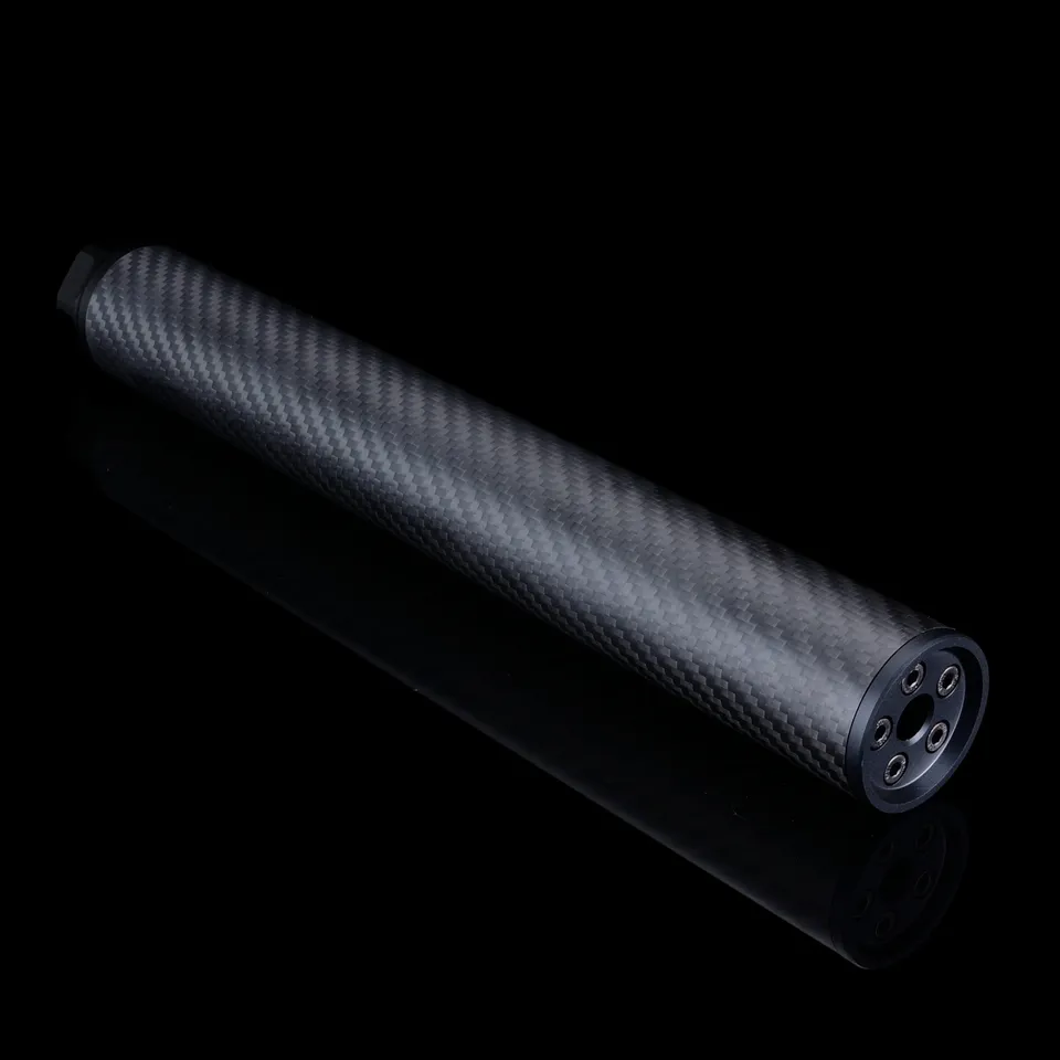 Silverback silencieux carbone XL 14mm CCW 300mm