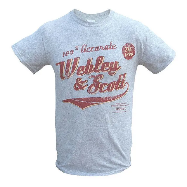 Webley T-shirt coton publicité vintage taille L