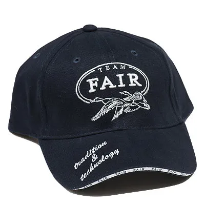 FAIR casquette tir bleu marine blanc 6 panneaux brodée
