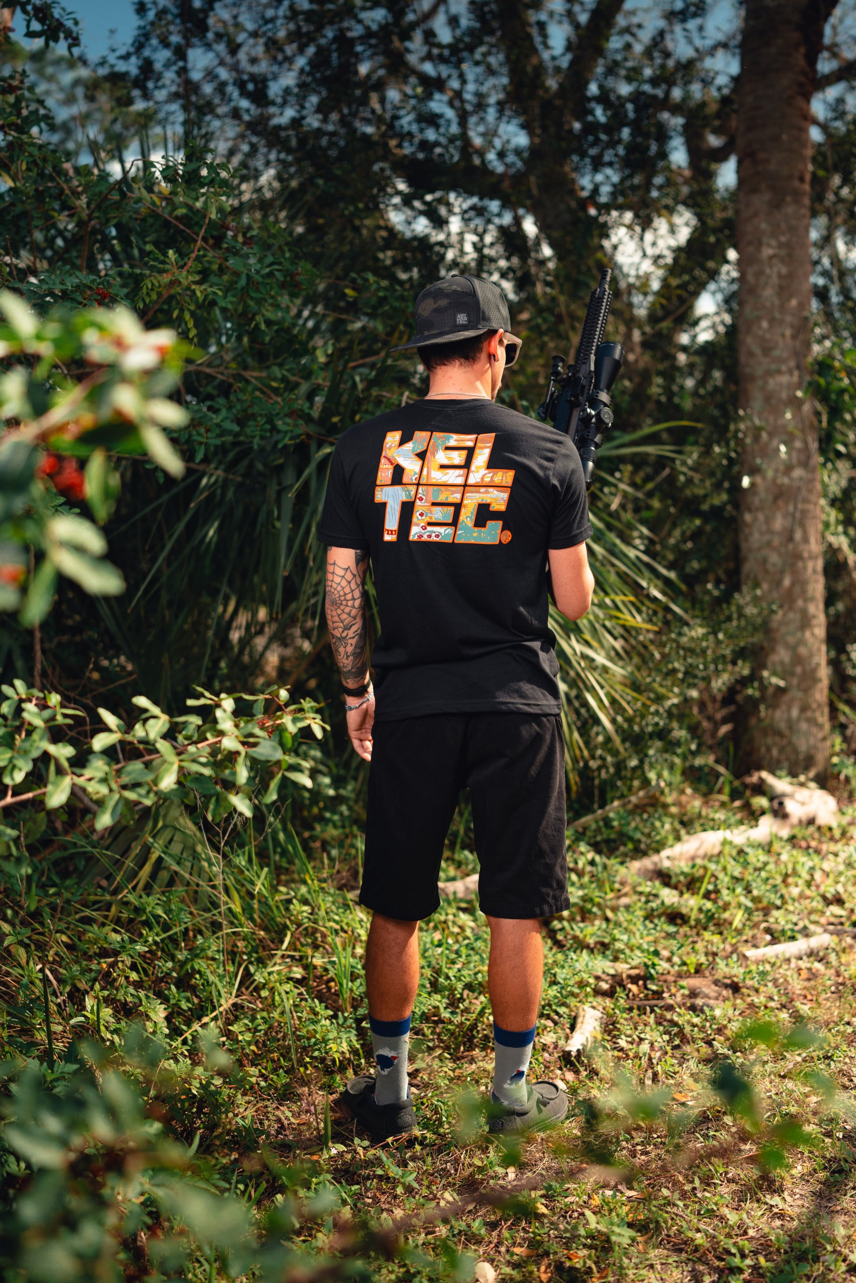 KelTec Florida Flag t-shirt logo drapeau coton