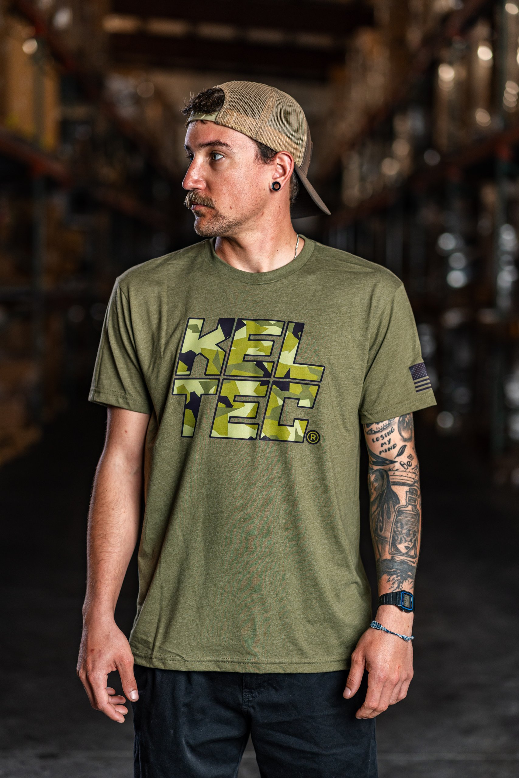 Keltec MultiCam Logo t-shirt coton camouflage