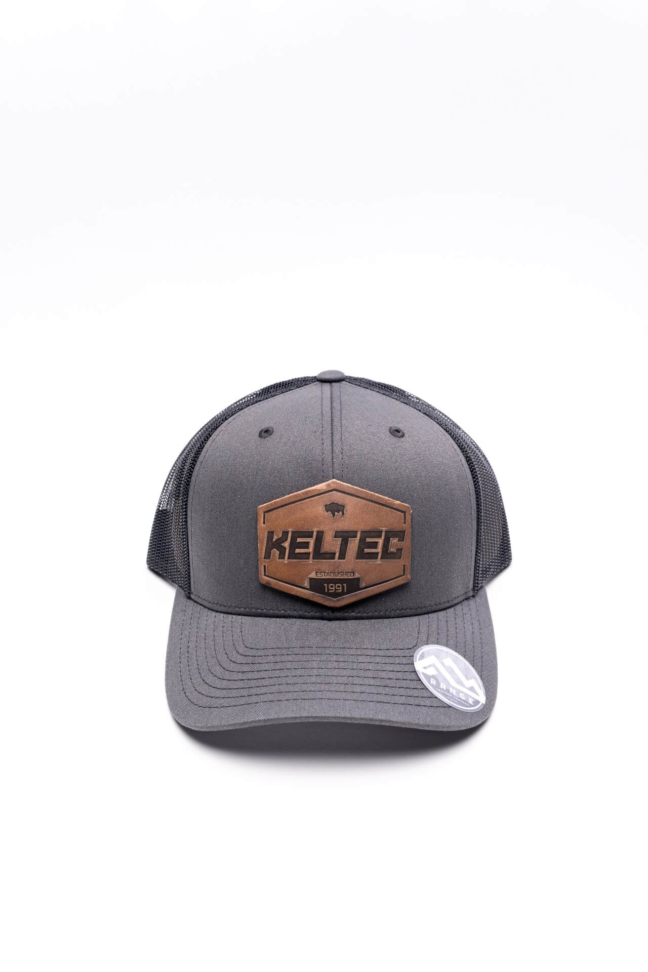 Keltec Wyoming casquette trucker cuir charcoal