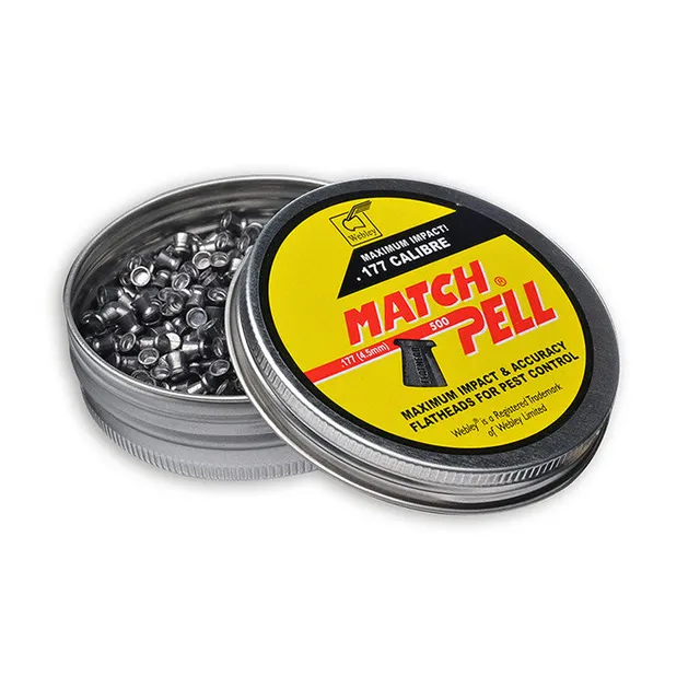 Webley MatchPell plombs 4,5 mm boîte 500