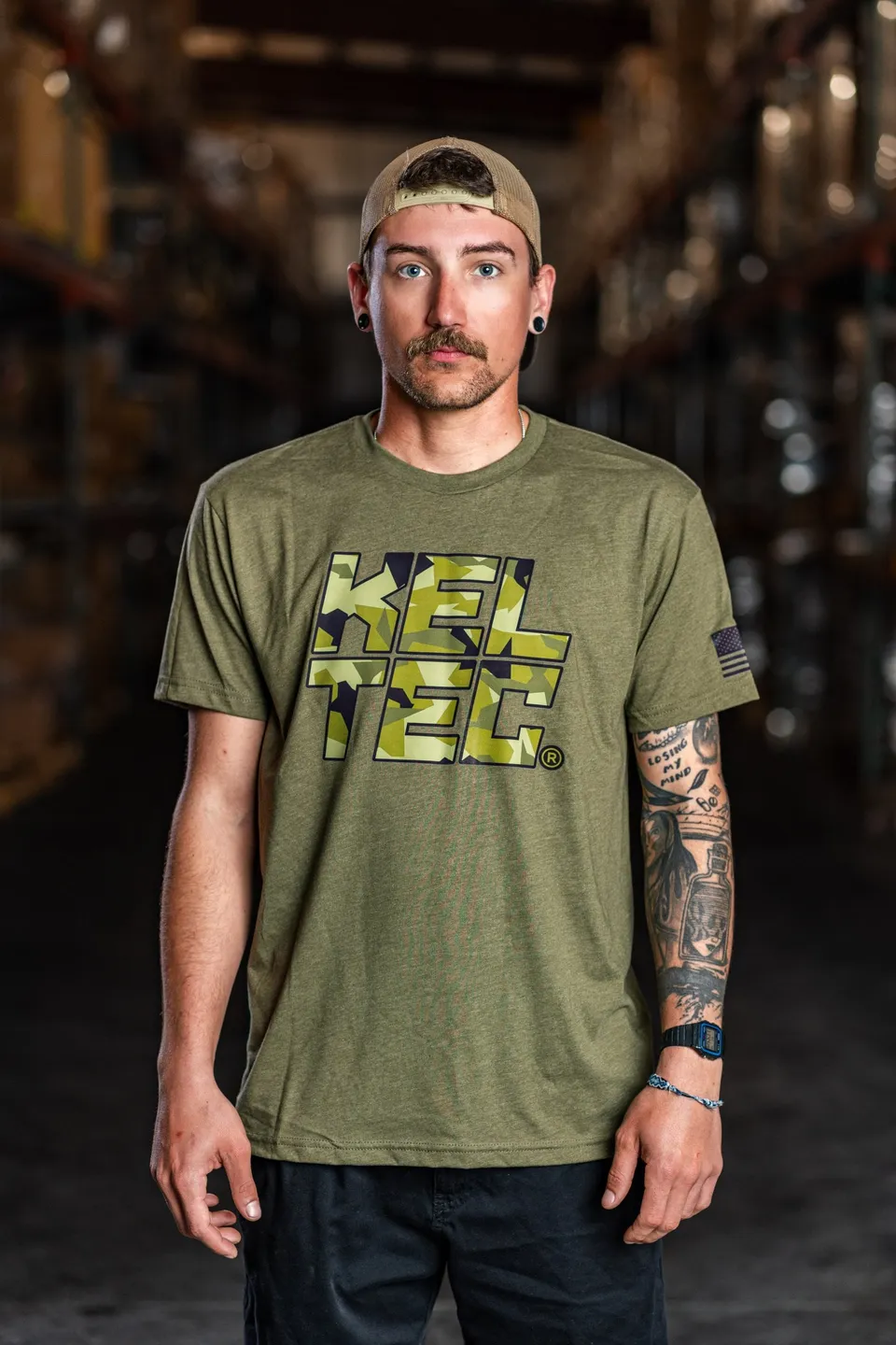 Keltec MultiCam Logo t-shirt coton camouflage