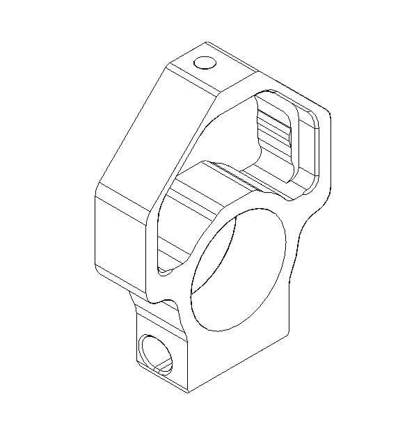 Keltec RFB-154 support de poignée pièce d'origine