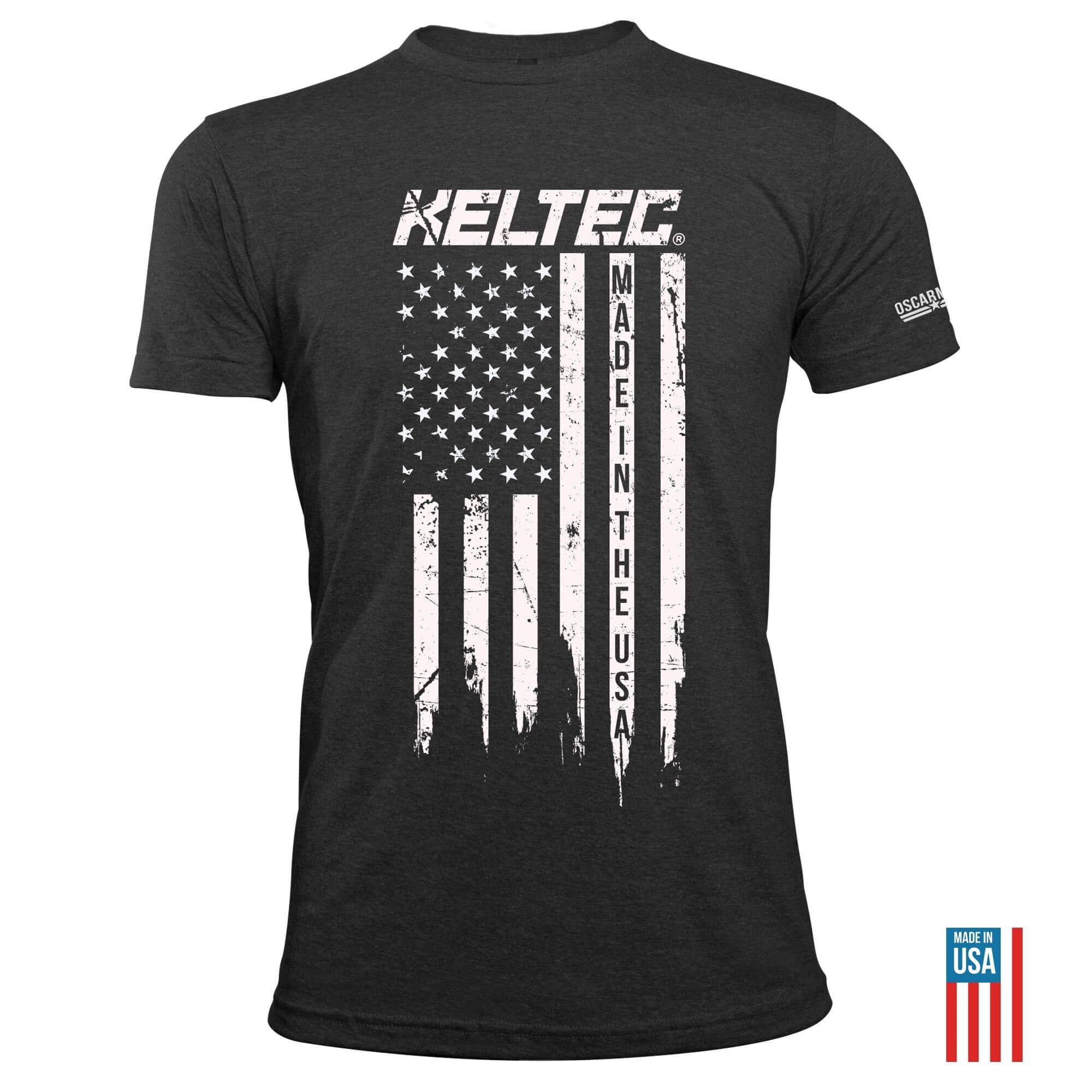 KelTec Vertical Flag t-shirt drapeau polycoton