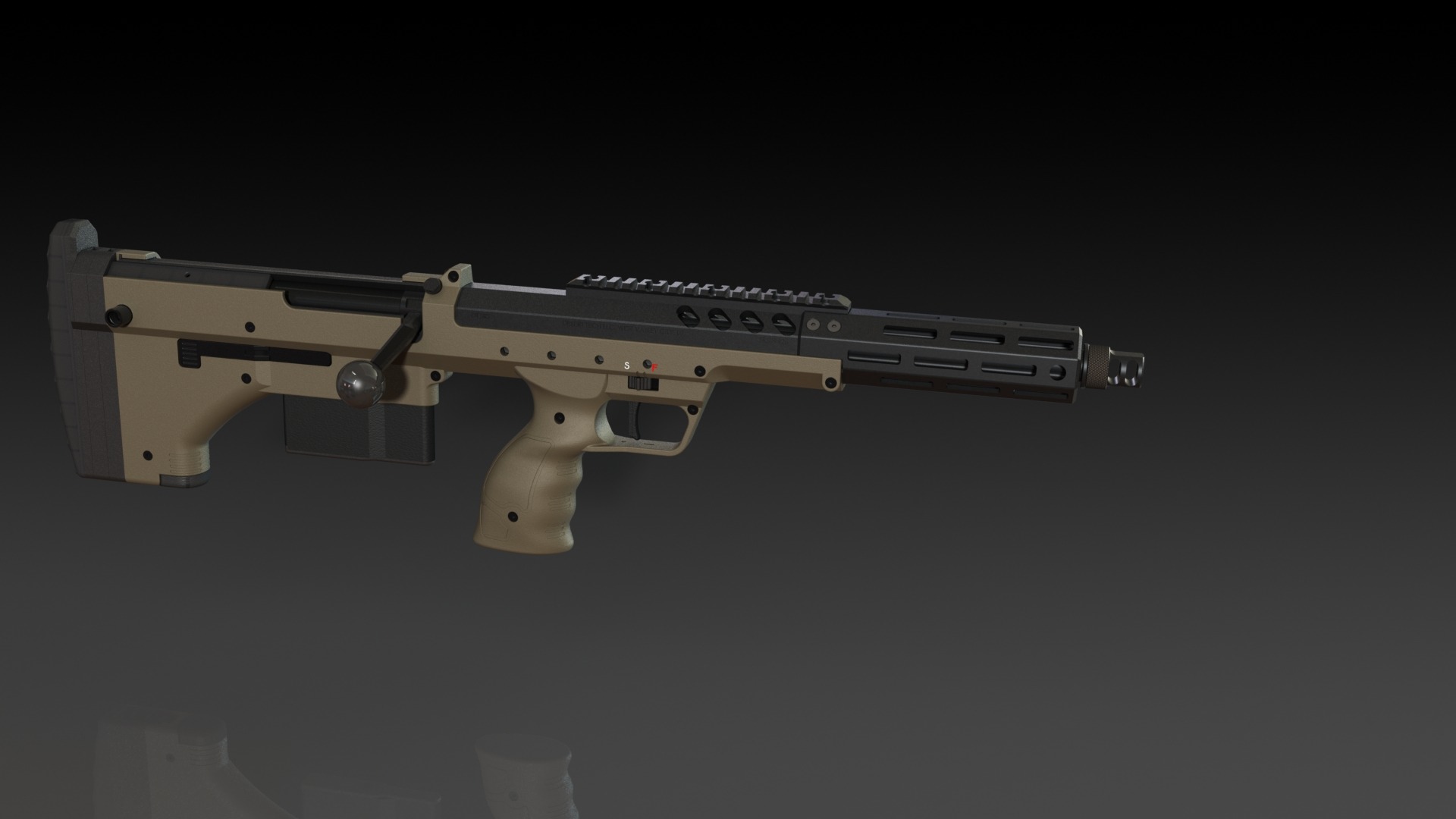 Silverback SRS A2/M2 rail supérieur standard alu