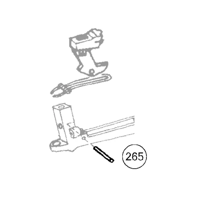 FAIR goupille retenue ressort fusil superpose bronzee 12-410