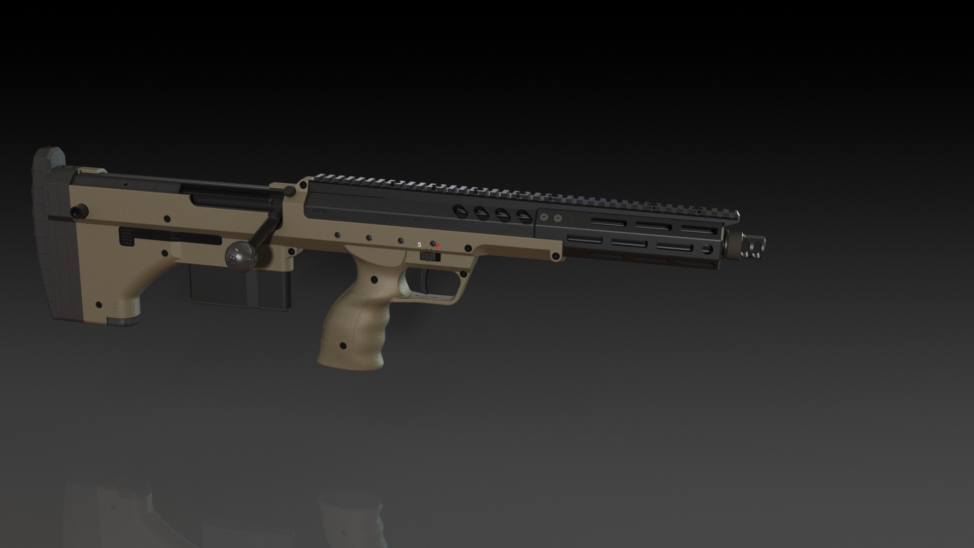 Silverback SRS A2/M2 SBA-RAL-09 rail top court 30 MOA alu