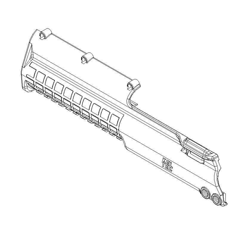 Keltec KSG-218/219 garde-main droit gauche polymère
