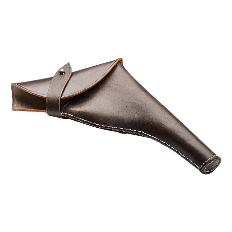 Webley MKVI étui cuir marron pistolet