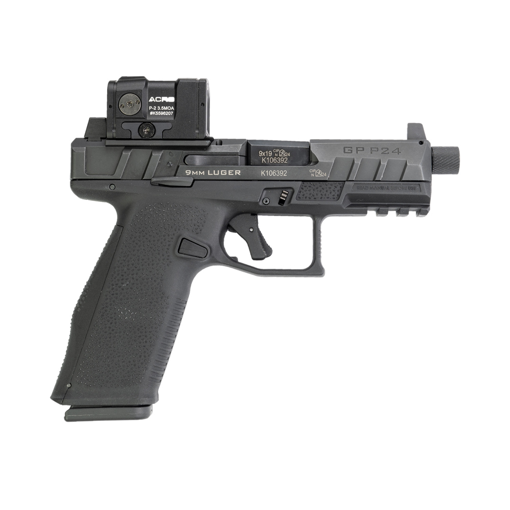 Grand Power P24 pistolet striker point rouge