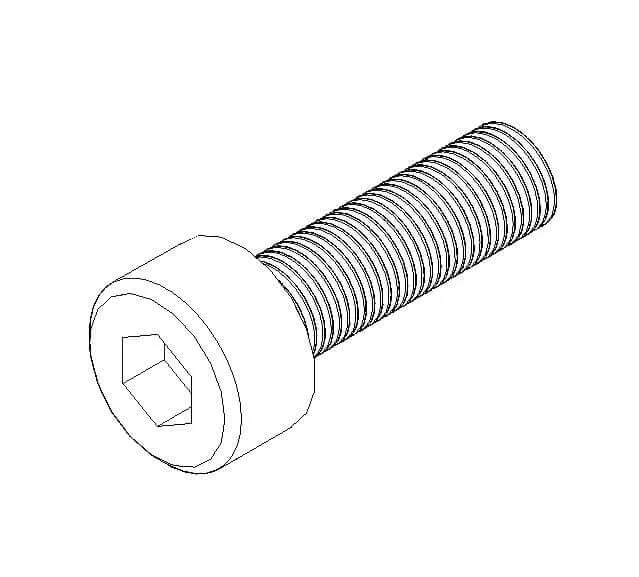Keltec S2K-210 2ND Gen M3-10 vis tête hexagonale