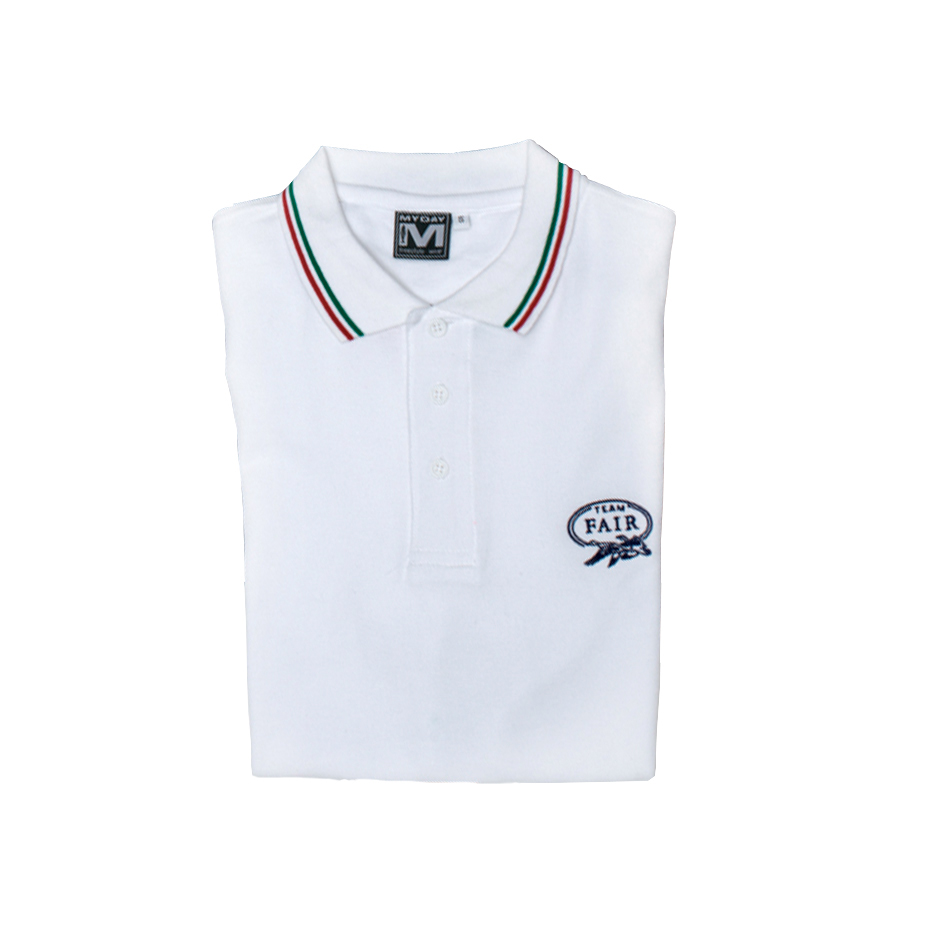 FAIR Polo manches courtes logo drapeau Italie