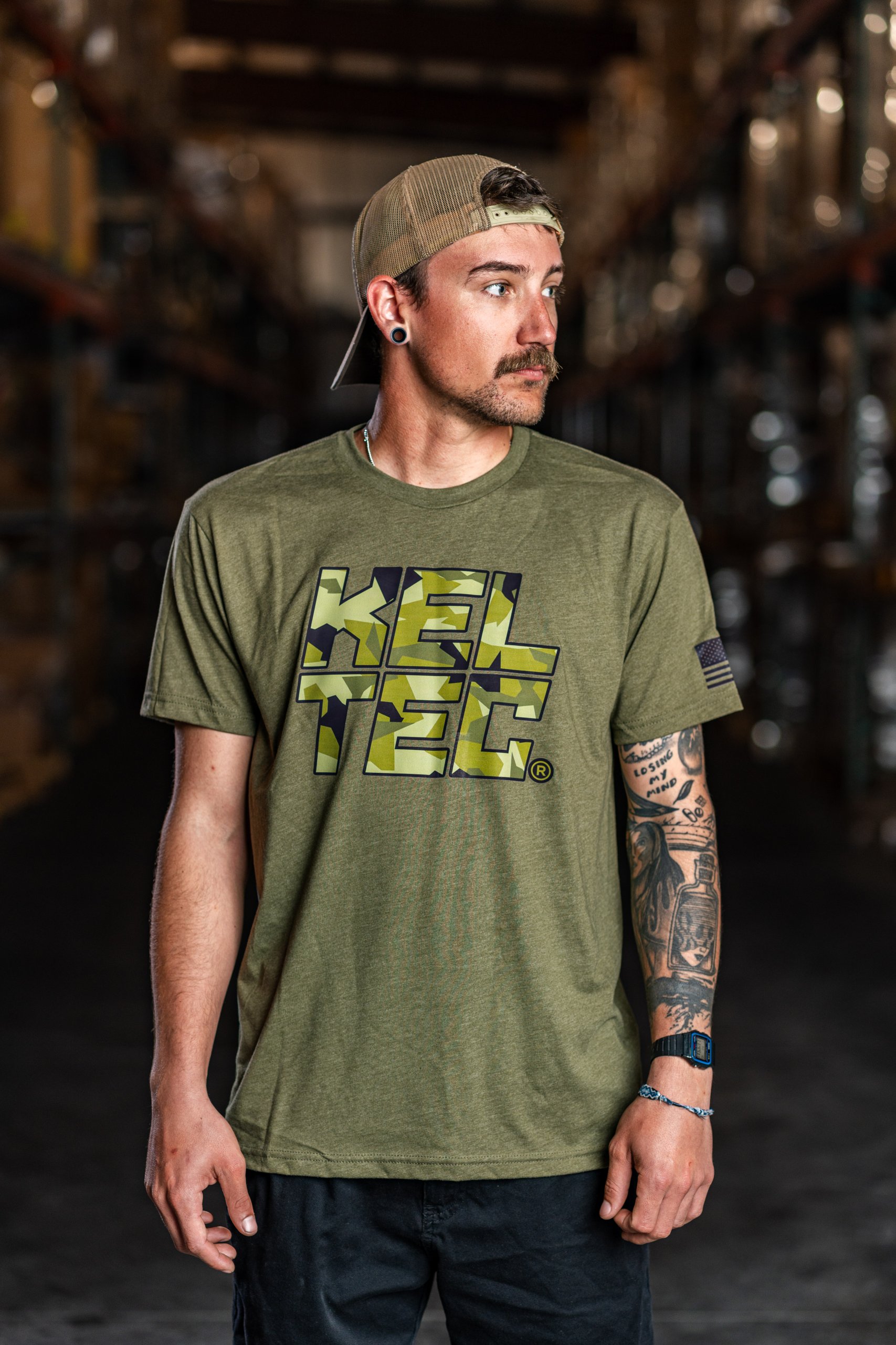 Keltec MultiCam Logo t-shirt coton camouflage