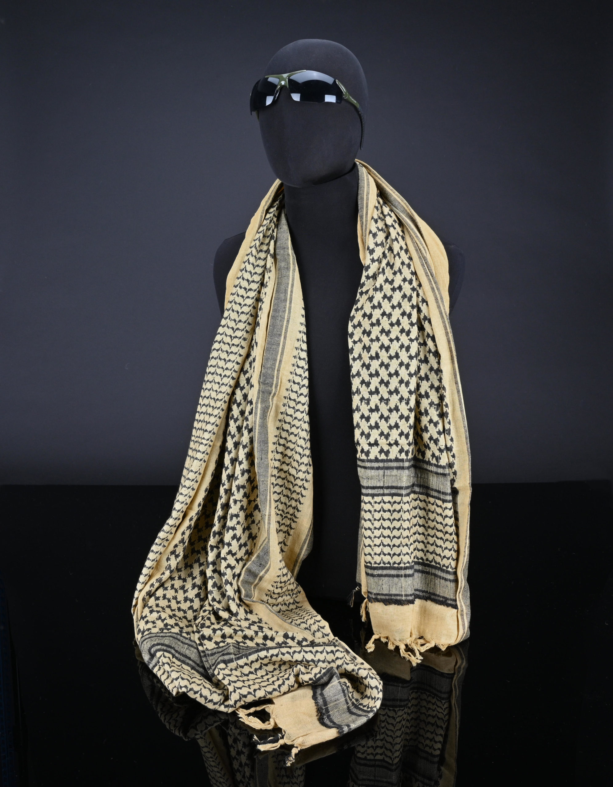 Silverback Shemagh XXL 200x100 foulard coton sable
