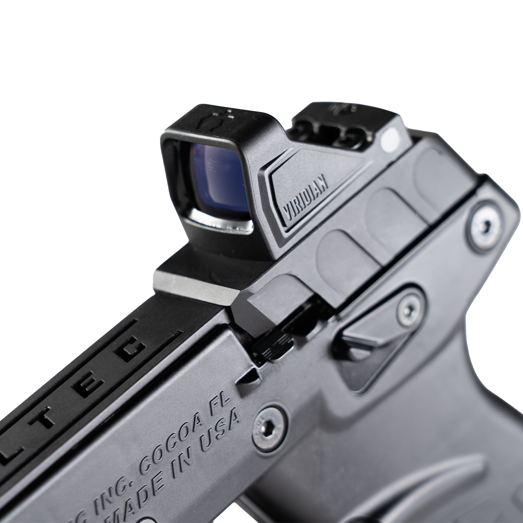 Keltec P17 glissière + point rouge Viridian RFX11
