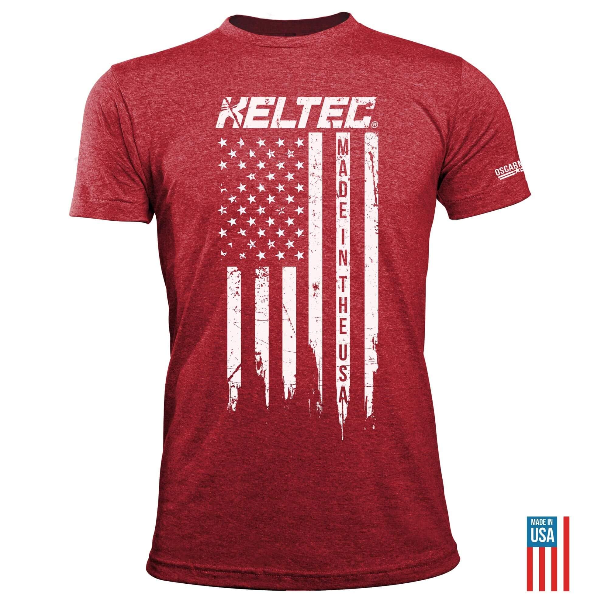 KelTec Vertical Flag t-shirt drapeau polycoton