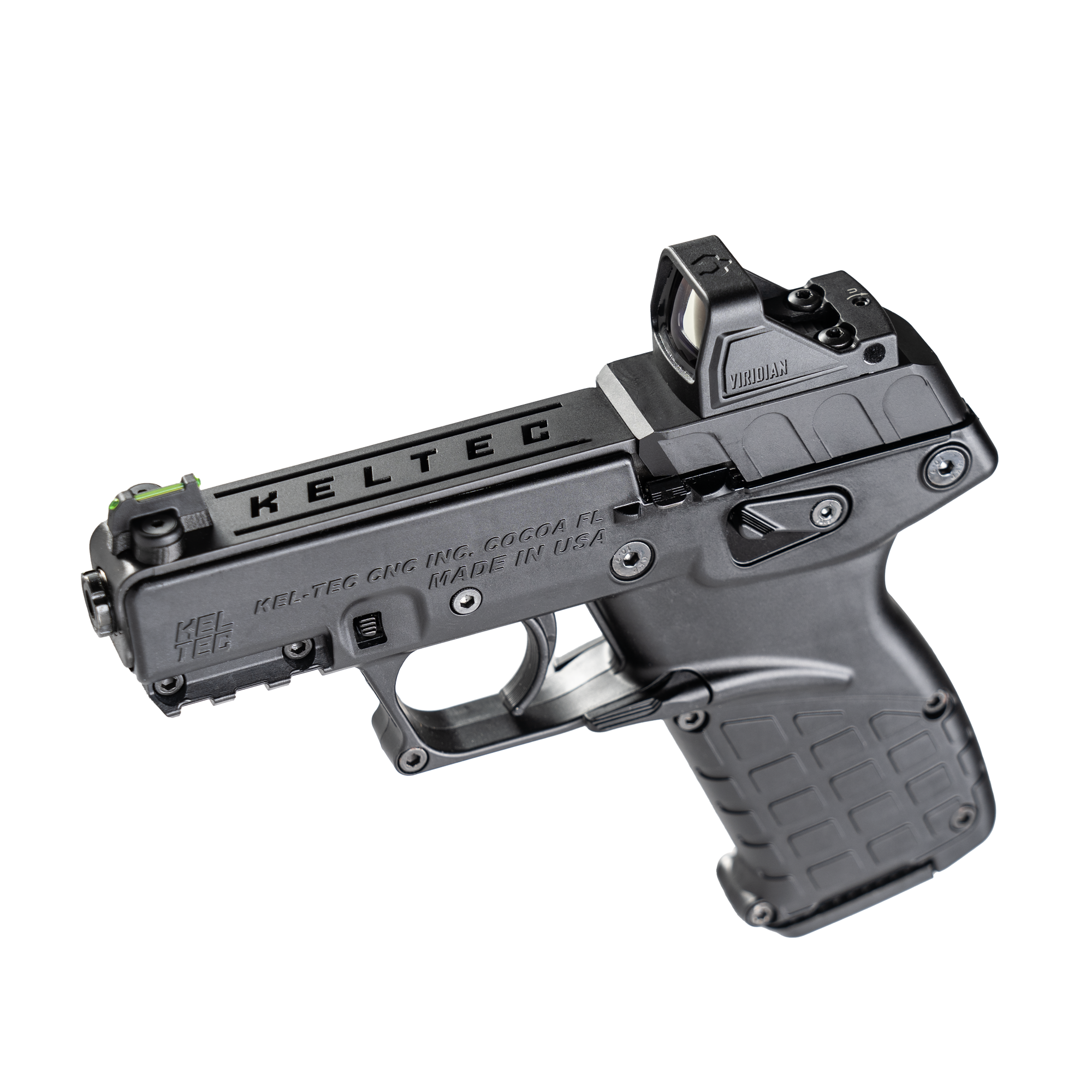 Keltec P17 glissière + point rouge Viridian RFX11