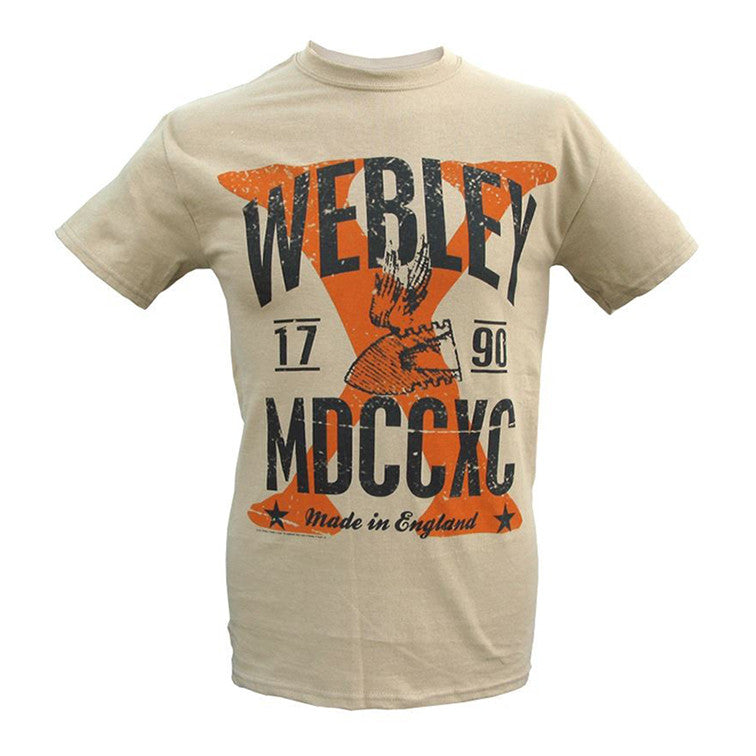 Webley T-shirt coton publicité vintage taille L