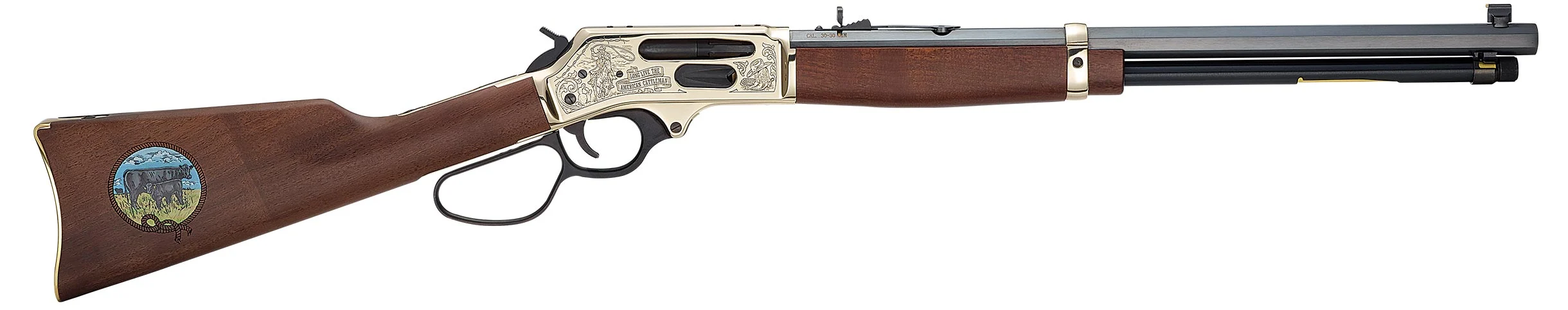 Henry American Cattleman Tribute Edition carabine gravée