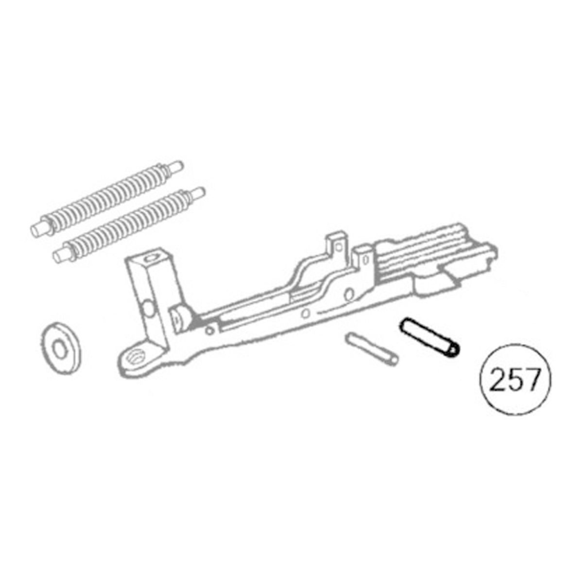 FAIR Axe de chien pièce fusil superposé