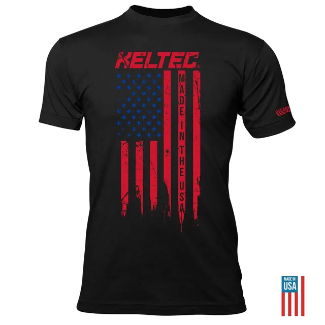 Keltec USA Flag T-shirt coton homme