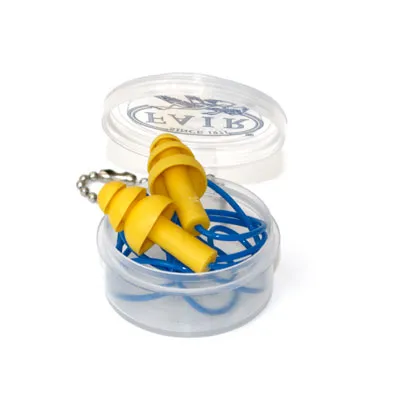 FAIR bouchons d’oreilles avec cordon jaune-bleu