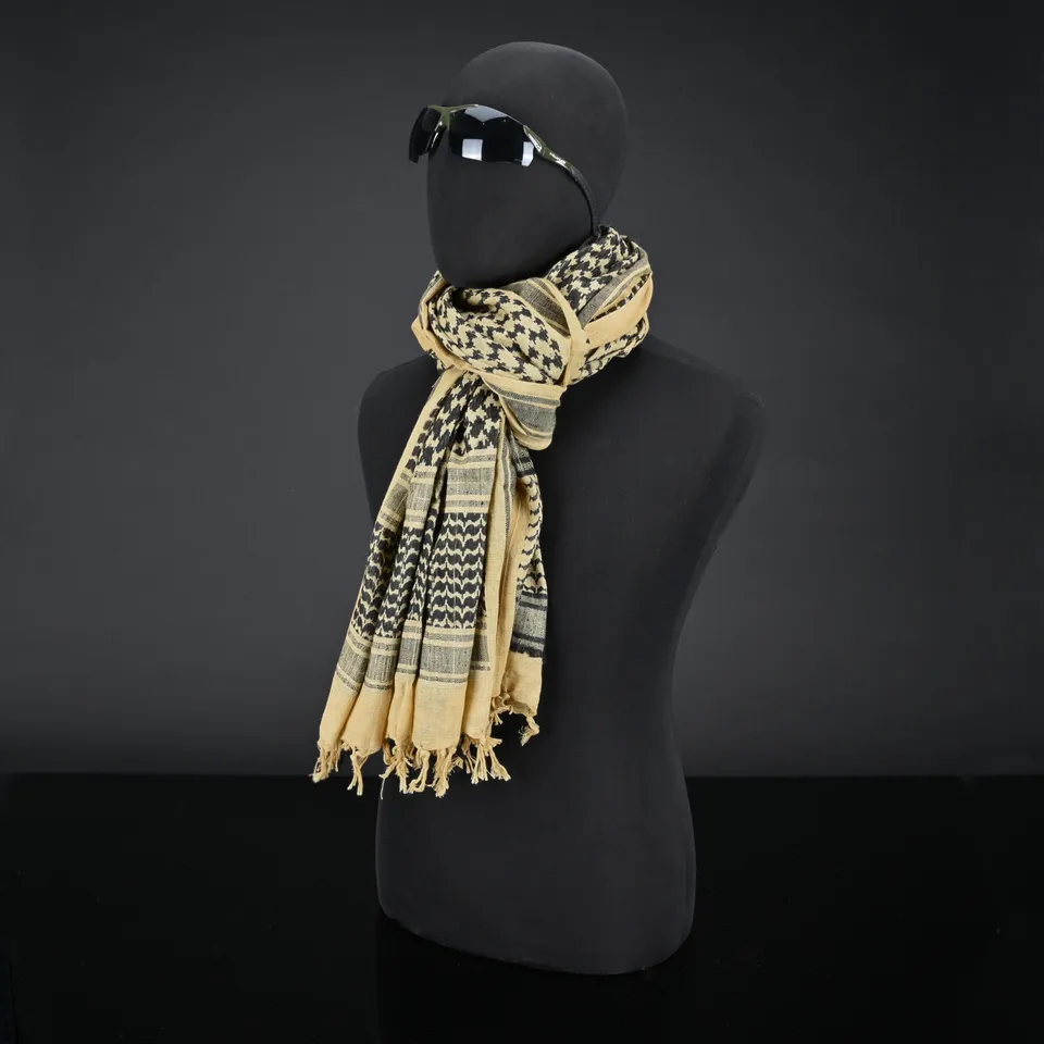Silverback Shemagh XXL 200x100 foulard coton sable