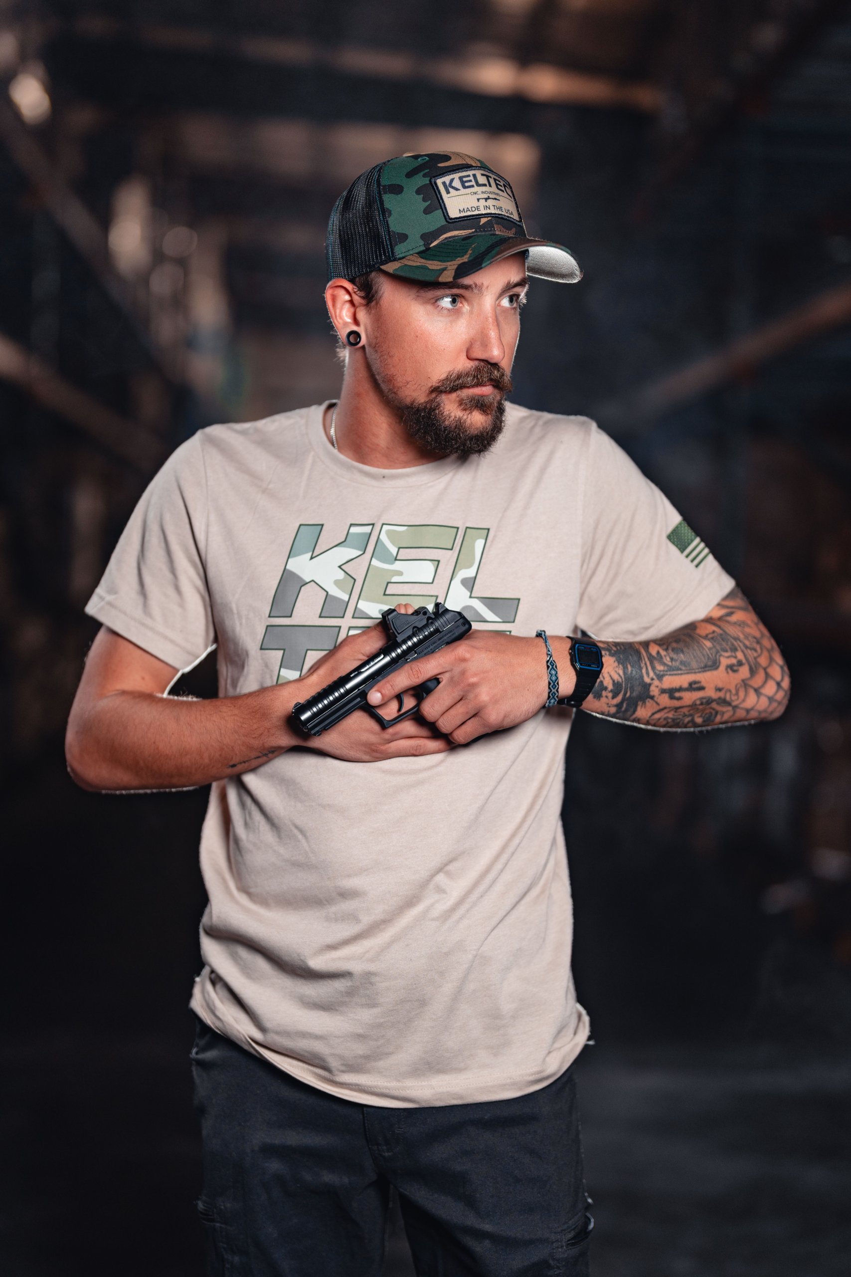 Keltec MultiCam Logo t-shirt coton camouflage
