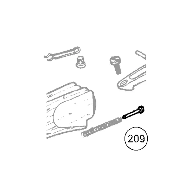 FAIR clé goupille guide-ressort acier