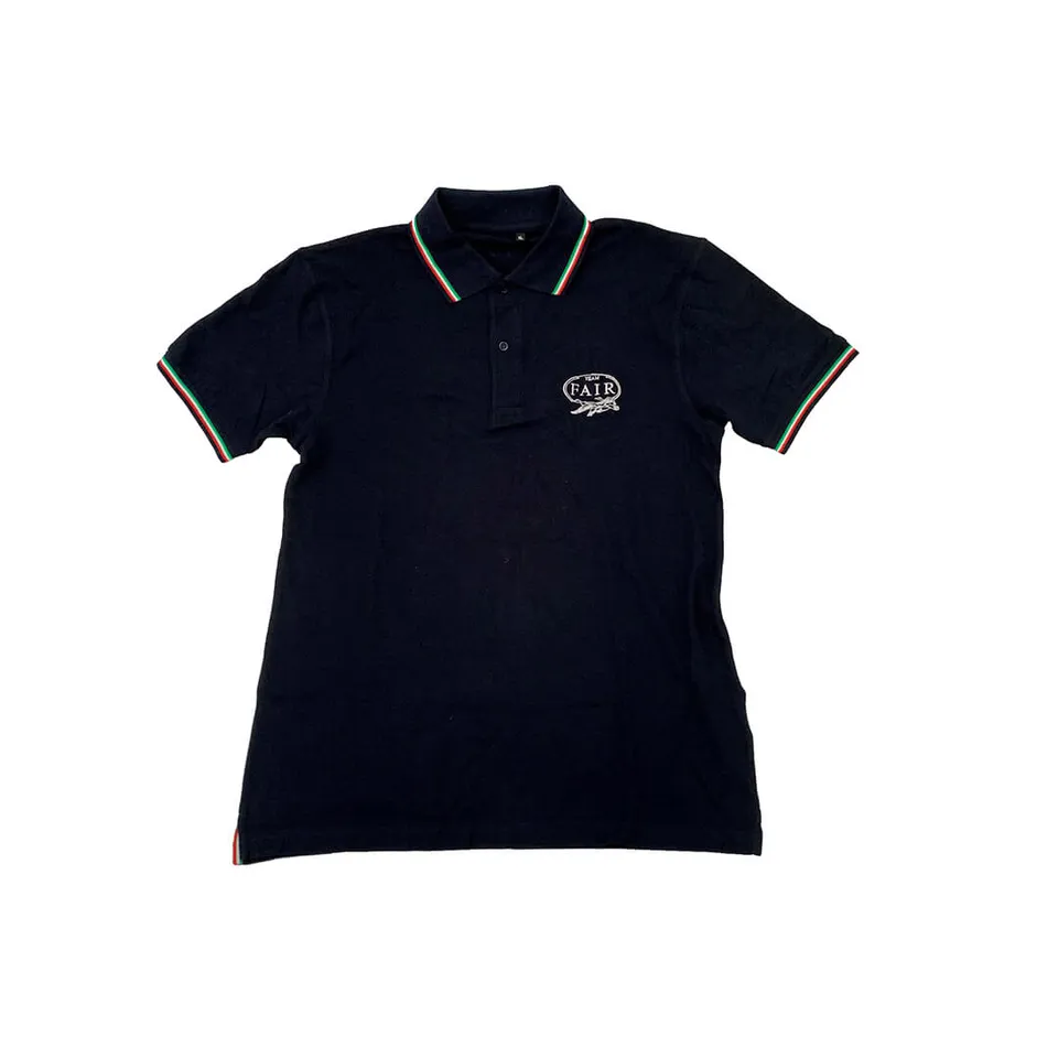 FAIR Polo manches courtes logo drapeau Italie