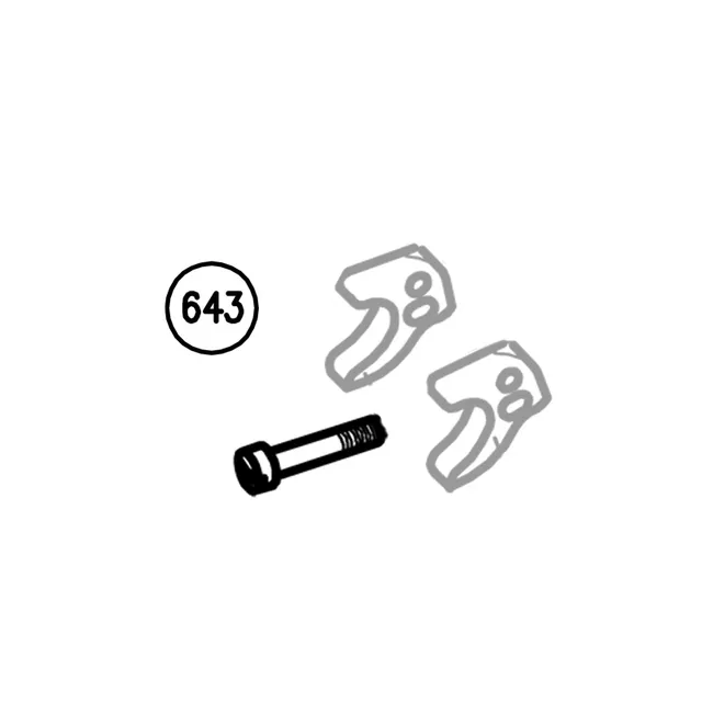 FAIR vis piastrino fixation baguette fusil juxtapose acier