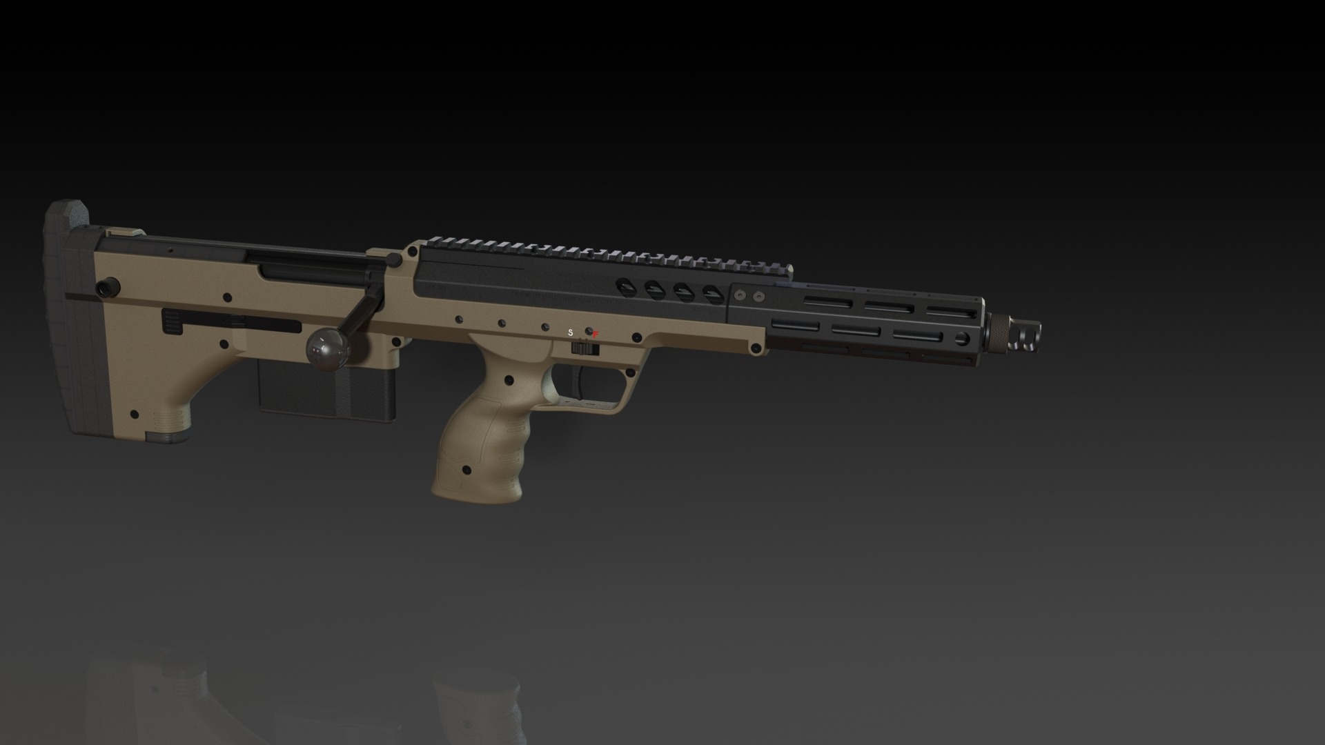Silverback SRS A2/M2 Rail Supérieur Haut SBA-RAL-07