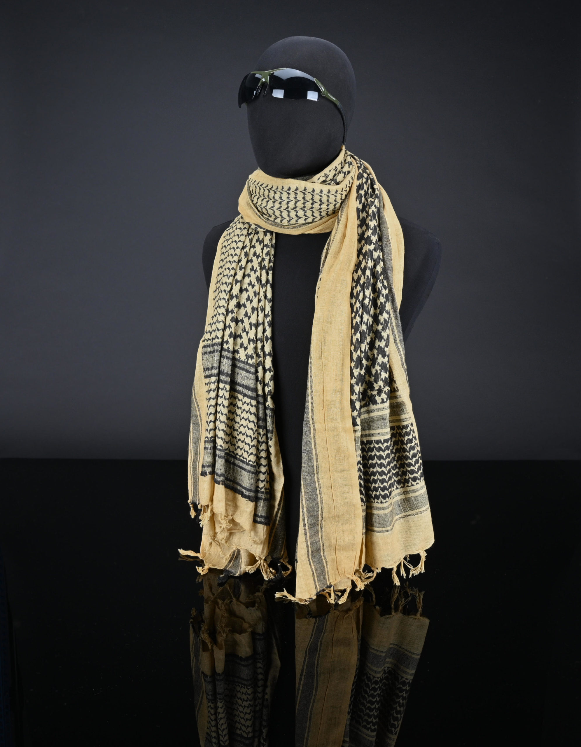 Silverback Shemagh XXL 200x100 foulard coton sable