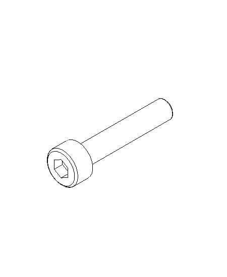Keltec PMR30 211 vis à tête creuse M3