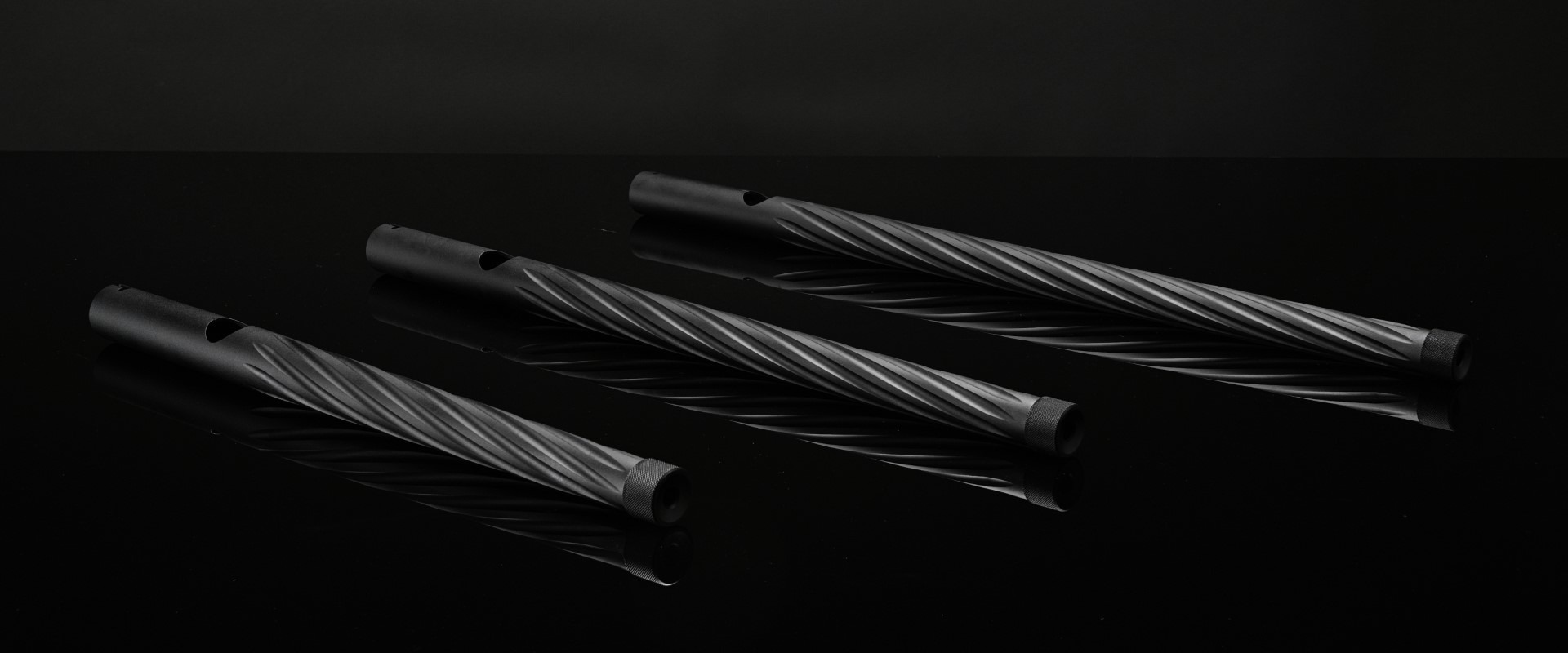 Silverback TAC-41 canon externe 330mm torsadé alu noir