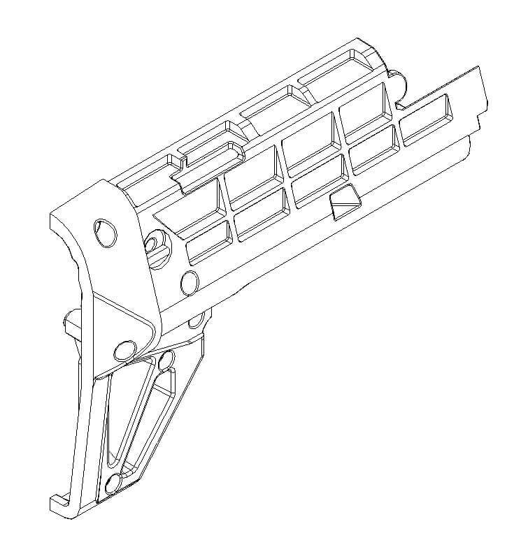 Keltec KSG Stock Set crosse