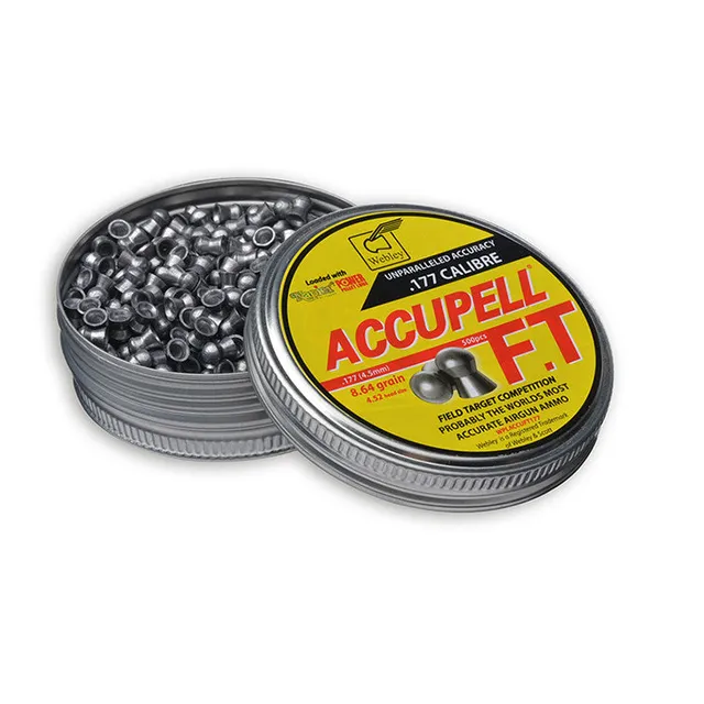 Webley AccuPell FT plombs 4,5 mm boîte 500 match