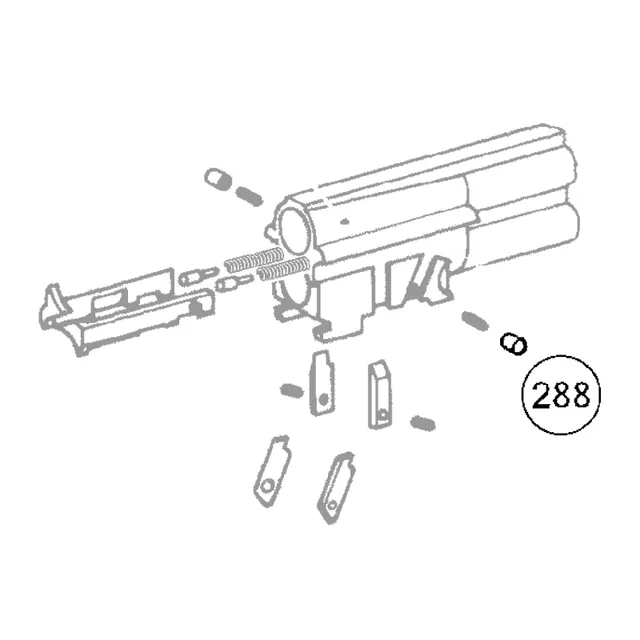 FAIR cylindre arrêt plaque extracteur ejector superposé