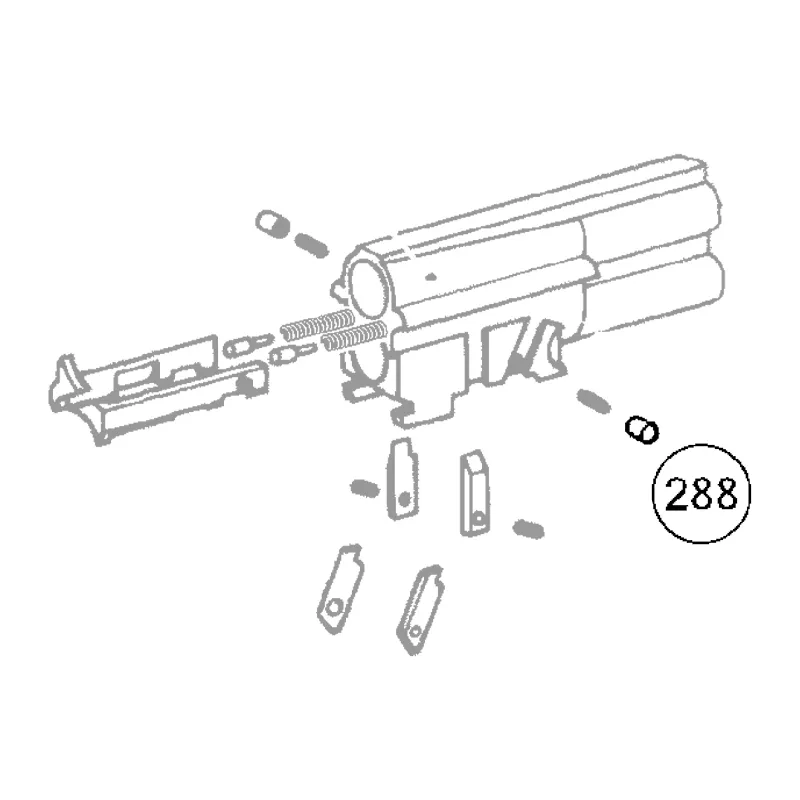 FAIR cylindre arrêt plaque extracteur ejector superposé