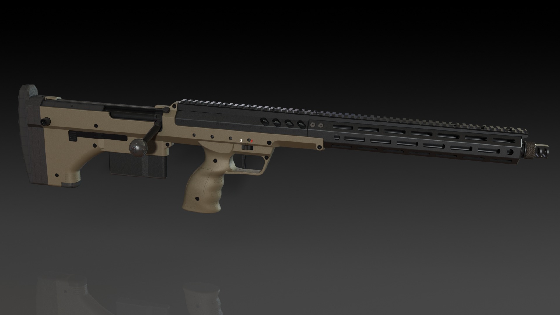 Silverback SRS A2 rail supérieur long 30 MOA