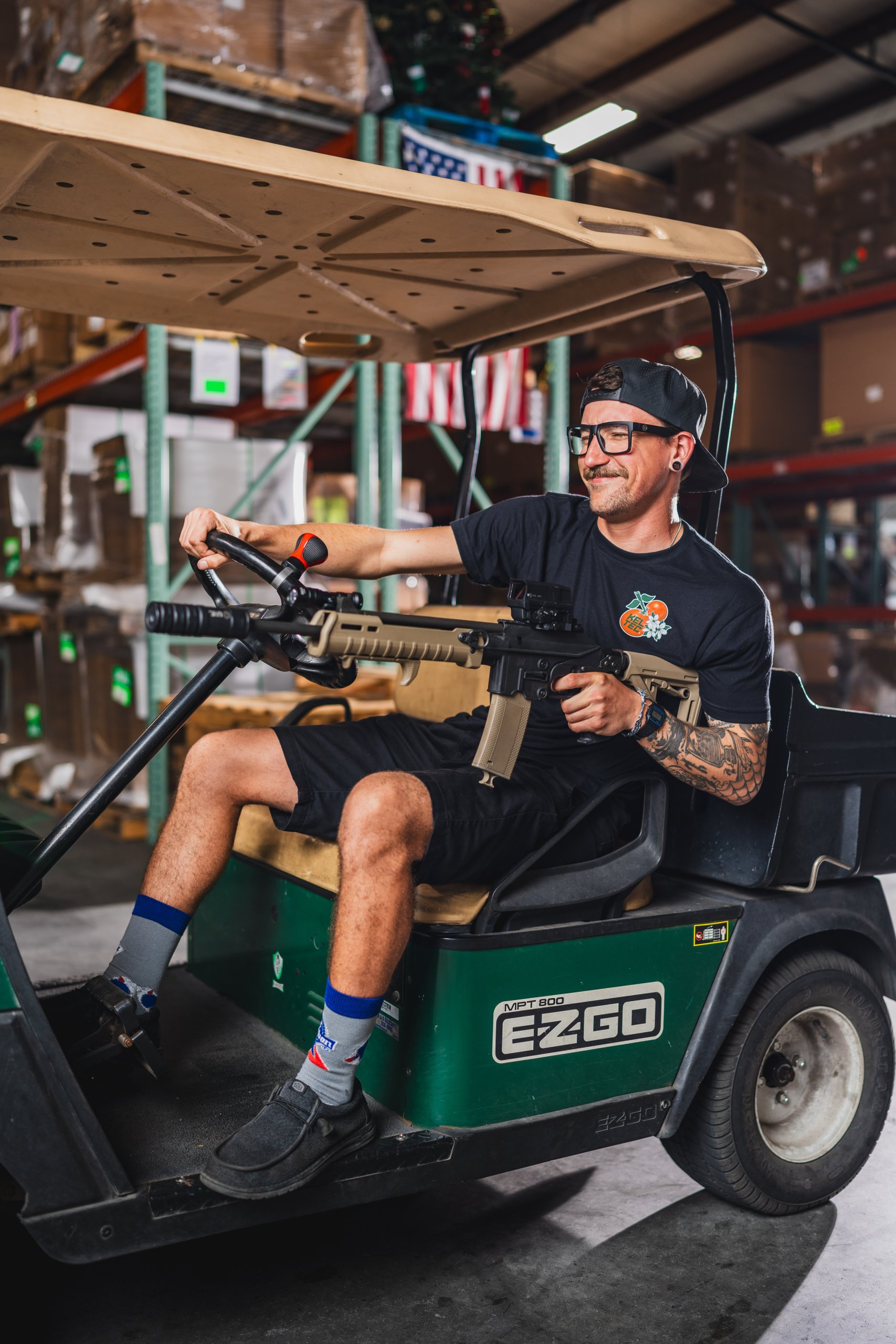 KelTec Florida Flag t-shirt logo drapeau coton