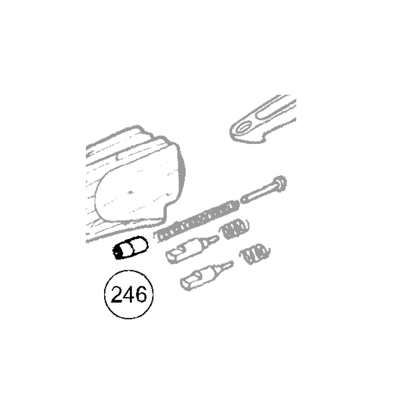 FAIR Tube guide-ressort clé pièce détachée fusil