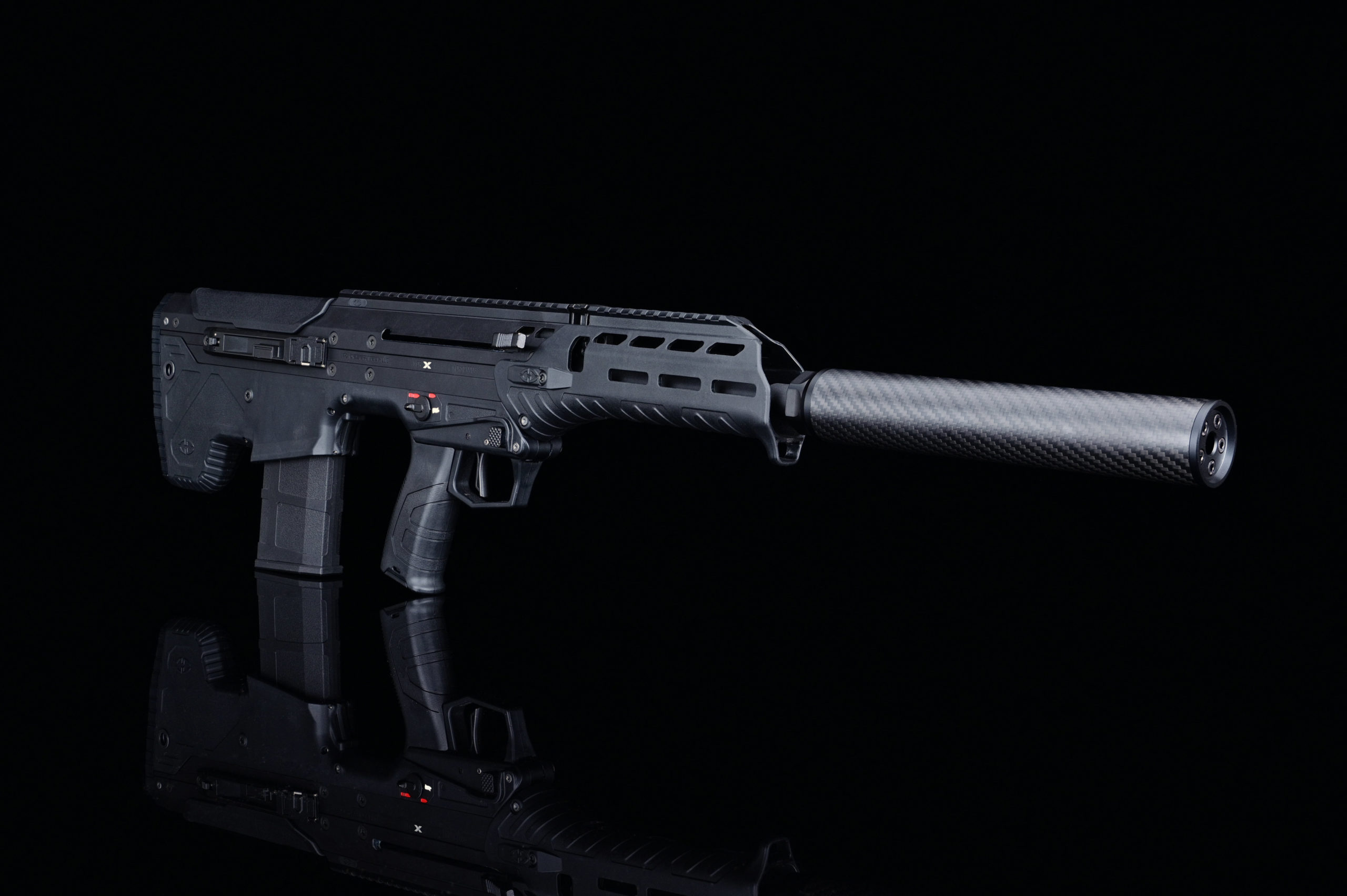 Silverback SBA-SIL-36 silencieux carbone long 14mm 235mm