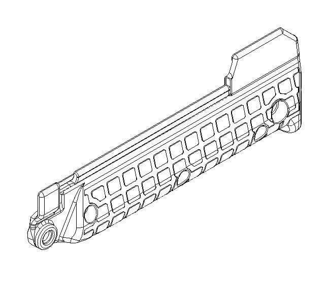 Keltec RFB-218/219 garde-main droit et gauche