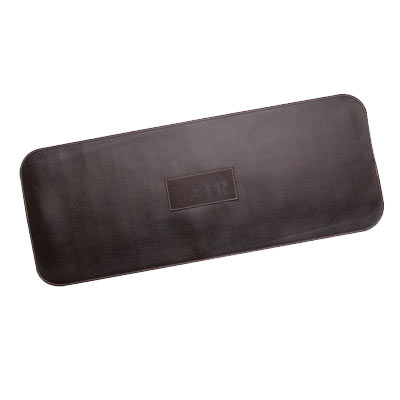 FAIR Tapis tapis de nettoyage marron 98,5x39,2 cm