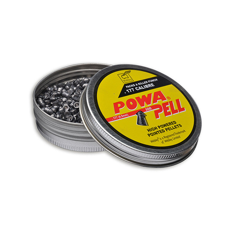 Webley Powapell plombs pointus .177 boîte 500 chasse