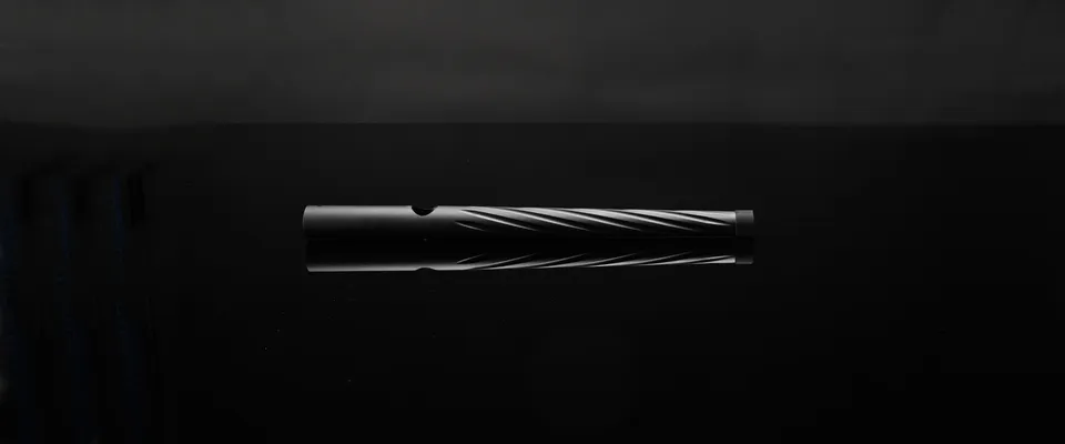 Silverback TAC-41 canon externe 330mm torsadé alu noir